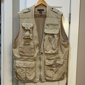 Banana Republic Men's Utility Vest - Beige